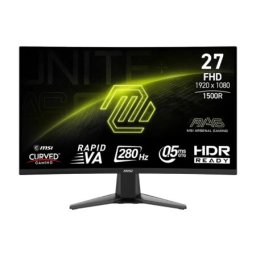 Msi 27 inča MAG 276CXF FHD 1920x1080 280Hz FreeSync Premium zakrivljeni gaming monitor