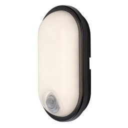 LED SPOLJNA ZIDNA BRODSKA 15W NW 4000K PRIRODNO BELA SA SENZOROM CRNA HORT2 77231 RABALUX