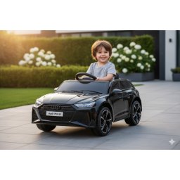 Audi RS6 dečiji auto na akumulator crni Model 2206