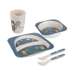 Set za hranjenje 5 delova Bonjour Paris plava Canpol