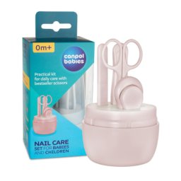 Baby set za negu noktiju pink Canpol