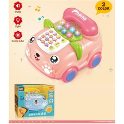 Muzički telefon roze 398968
