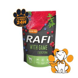 Rafi Dog Grain Free Wild Game 500g, Vlažna Hrana Bez Žitarica