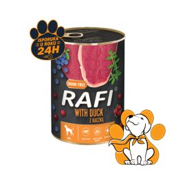 Rafi Dog Grain Free Duck 400g, Ukusna Vlažna Hrana Sa Pačetinom