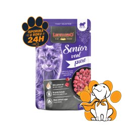 Leonardo Finest Selection Senior Veal Pure 85g,Vlažna Hrana Sa Ukusnom Teletinom