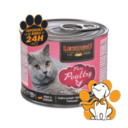 Leonardo Cat Pure Poultry 200g, Podrška Vitalnosti Odraslih Mačaka