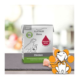Platinum Menu Chicken 375g, Nutritivno Kompletna Vlažna Hrana sa Piletinom