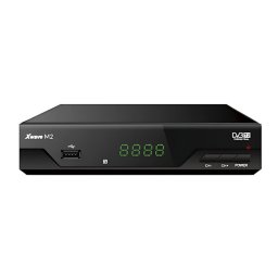 Xwave M2 DVB-T2 Set Top Box,LED,scart,HDMI,RF in-out,USB,media player,metalno kućište