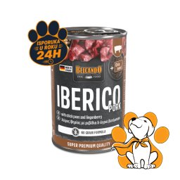 BELCANDO Iberico 400g, Premium Svinjski File u Konznervi za Pse
