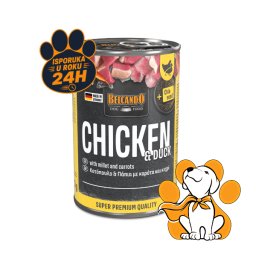 BELCANDO Chicken & Duck 400g, Konzerva za Pse sa Pačetinom i Piletinom