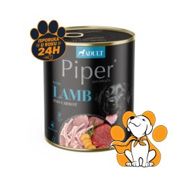 Piper Dog Lamb and Carrot 800g, Vlažna Hrana Sa Jagnjetinom Za Osetljive Pse