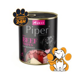 Piper Dog Beef Tripes 800g, Vlažna Hrana Za Pse Sa Buragom Za Zdravu Probavu