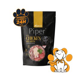 Piper Dog Pouch Chicken Hearts 500g, Vlažna Hrana Sa Pilećim Srcima Za Energiju