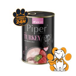 Piper Dog Turkey 400g, Vlažna Hrana Za Pse Sa Ćuretinom Za Laku Probavu