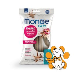 Monge Gift Medium/Maxi Puppy&Junior Pork With Devil'S Claw 210g,Za Zdravije Zube