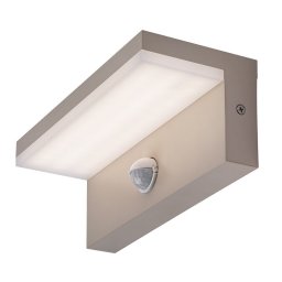 LED spoljna zidna lampa 9W CCT sa senzorom pokreta bež siva Zaragoza 77220 Rabalux
