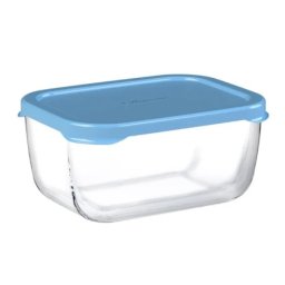 Činija snowbox 420cc plavi poklopac