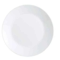 Tanjir plitki zelie beli 25cm 1/1