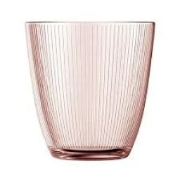 Čaša concepto stripy mauve pink 250ML 1/1 luminarc osz