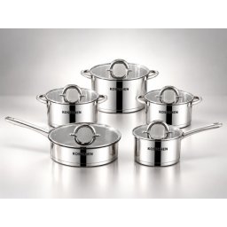 Silver Square Edge 10-delni set posuđa od inoxa ( KLK2682 )