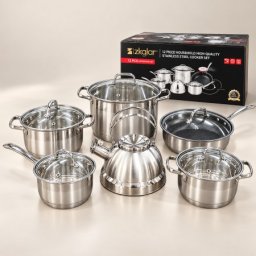 Silver Kettle 12-delni set posuđa sa čajnikom ( KLK2686 )