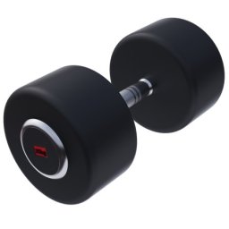 Gorilla Sports Fiksne gumirane bučice PRO 2,5 - 35 kg ( 100780-00008-0036 )