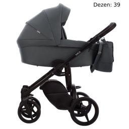 Bebetto Luca 2018 kolica za bebe set 3u1 crni ram 39