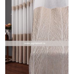 Zavesa lanena 5002 bež