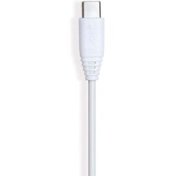 GEAR Laddkabel USB-A till USB-C 2.0 1m Vit Rund