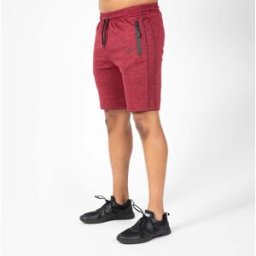 Gorilla Wear Wenden Track Shorts Burgundy Red Xl