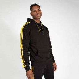 Gorilla Wear Banks Oversized Hoodie Black/yellow M