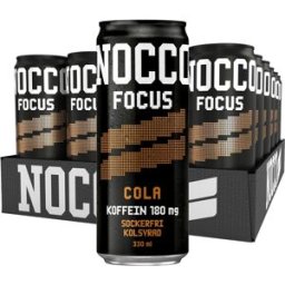 24 X Nocco Focus 330 Ml Cola