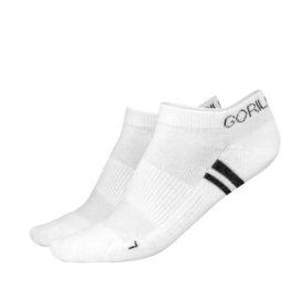 Gorilla Wear Quarter Socks 2-pack White 43-46