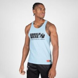 Gorilla Wear Classic Tank Top Light Blue Xxxl