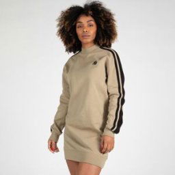 Gorilla Wear Isabella Sweatshirt Dress Beige S