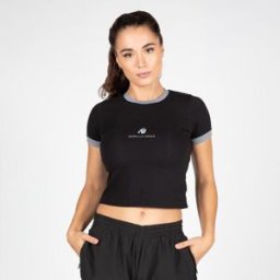 Gorilla Wear New Orleans Cropped T-shirt Black Xs