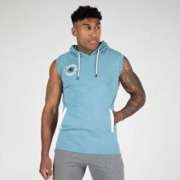 Gorilla Wear Oswego S/l Hooded T-shirt Blue