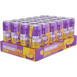 24 X Pro Brands Bcaa Drink 330 Ml Passionfruit (105 Mg Koffein)