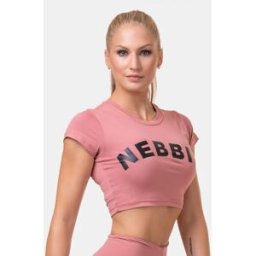 Nebbia Sporty Crop Top Old Rose M
