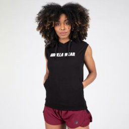 Gorilla Wear Virginia Sleeveless Hoodie Black L