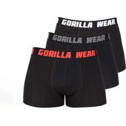 Gorilla Wear Boxershorts 3-pack Black S