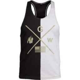 Gorilla Wear Sterling Stringer Tank Top Black & Grey