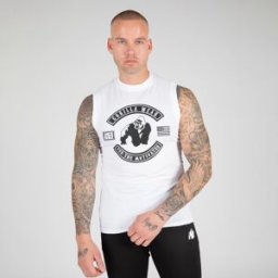 Gorilla Wear Tulsa Tank Top White L