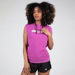 Gorilla Wear Virginia Sleeveless Hoodie Pink M