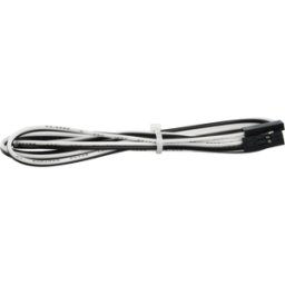 BIQU 3D 2P color black and white cable length 80cm, one end 2.54 DuPont female 2P, one end DuPont female 1Px2