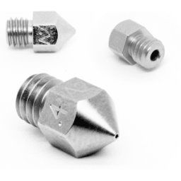 Microswiss Micro Swiss - MK8 0,40mm Plated A2 Tool Steel Wear Resistant Nozzle