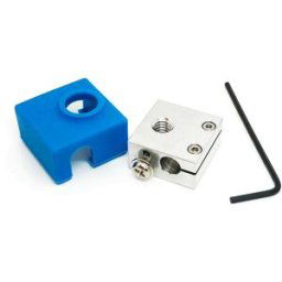 Microswiss Micro Swiss Heater Block Upgrade with Silicone Sock for CR10 / Ender 2 / Ender 3 / MK7, MK8, MK9