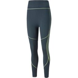 Puma FormKnit Seamless Training Leggings Dam, M, Dark Night-Fizzy Lime