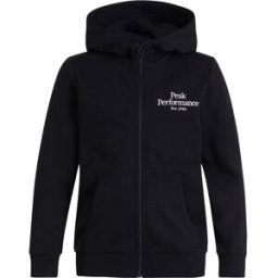 Peak Performance Original Zip Hood Junior, Black, 140