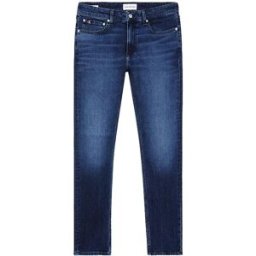 Calvin Slim Taper Herr, 36/34, Denim Dark